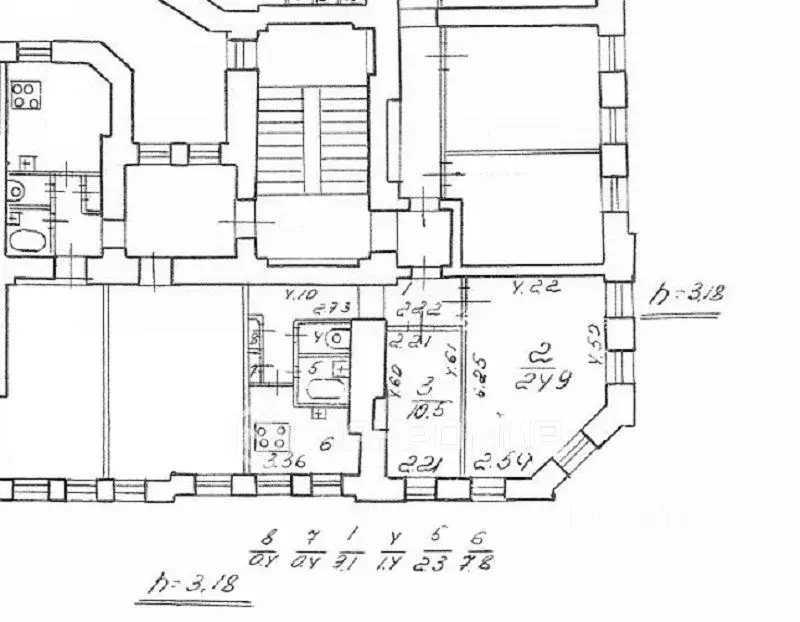 2-к кв. Санкт-Петербург Угловой пер., 11 (56.8 м) - Фото 2