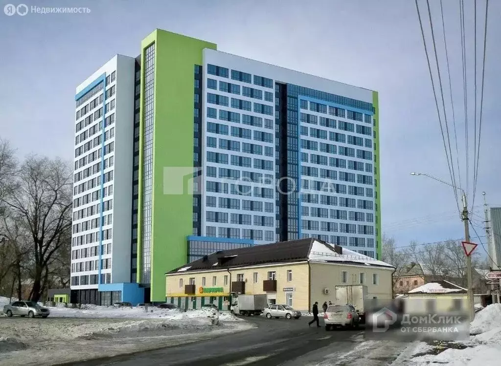 1-комнатная квартира: Барнаул, улица Смирнова, 77 (36 м) - Фото 0