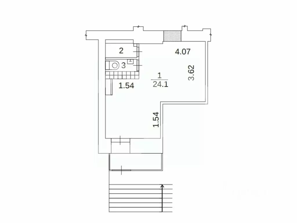 Помещение свободного назначения в Москва ул. Мастеркова, 3 (32 м) - Фото 2