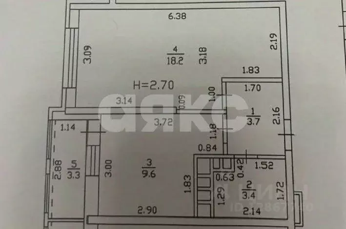 1-к кв. Краснодарский край, Горячий Ключ ул. Ленина, 203М (34.9 м) - Фото 2