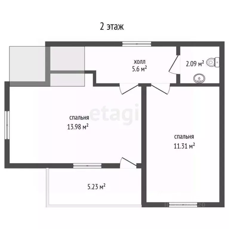 Дом в Ярославская область, Рыбинский муниципальный округ, с. Спасс ул. ... - Фото 2
