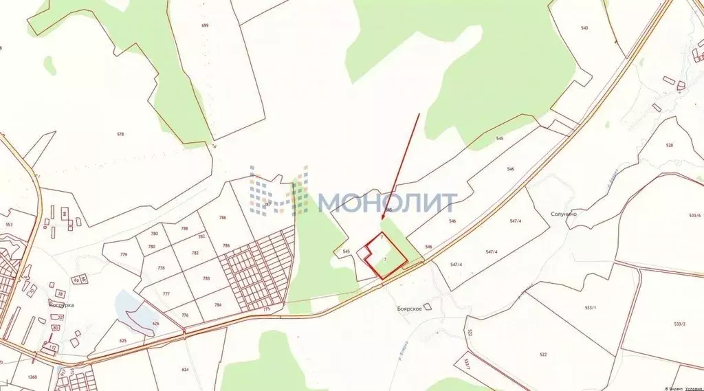 Участок в Нижегородская область, Сокольский муниципальный округ, д. ... - Фото 2