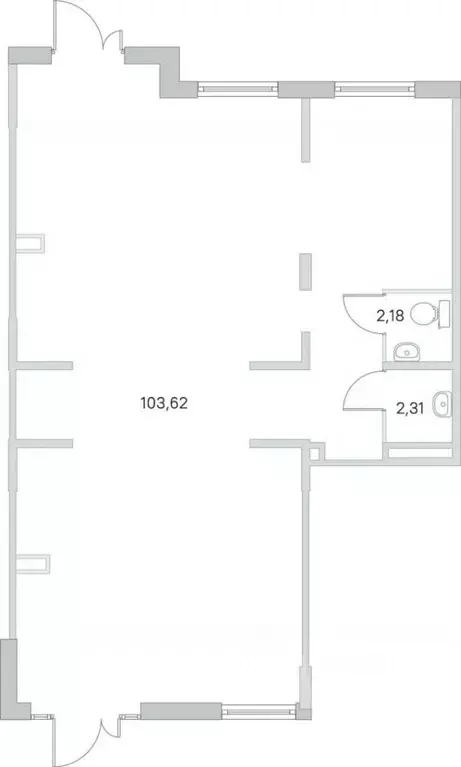 Помещение свободного назначения в Ленинградская область, Всеволожский ... - Фото 2