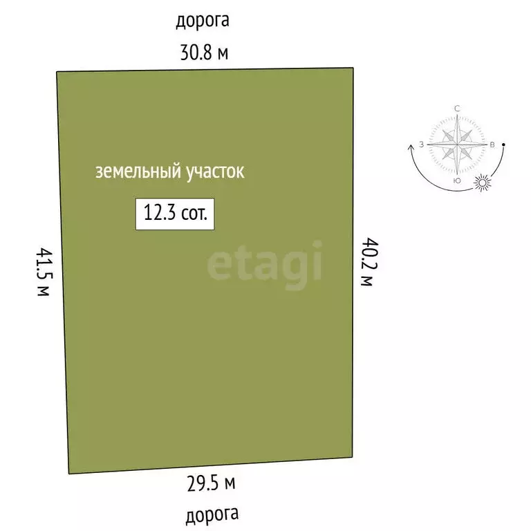 Участок в Тюменская область, Ярковский муниципальный округ, посёлок ... - Фото 1