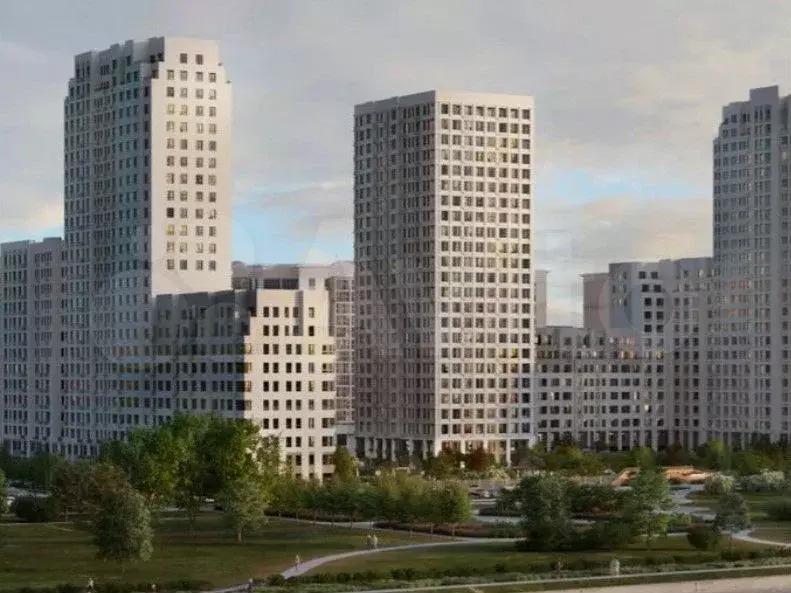 2-к. квартира, 52,8 м, 3/25 эт. - Фото 1