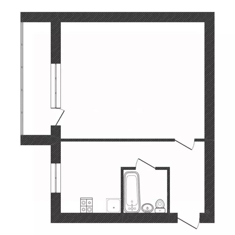 1-к кв. Калужская область, Балабаново г. Боровский муниципальный ... - Фото 1