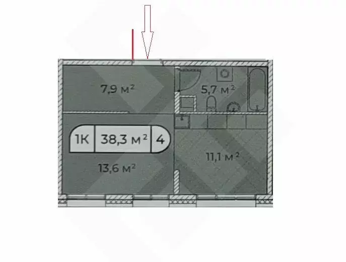 2-комнатная квартира: Москва, проспект Генерала Дорохова, 39к1Е (38 м) - Фото 1