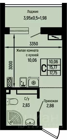 Студия Краснодарский край, Туапсинский муниципальный округ, с. Небуг ... - Фото 0