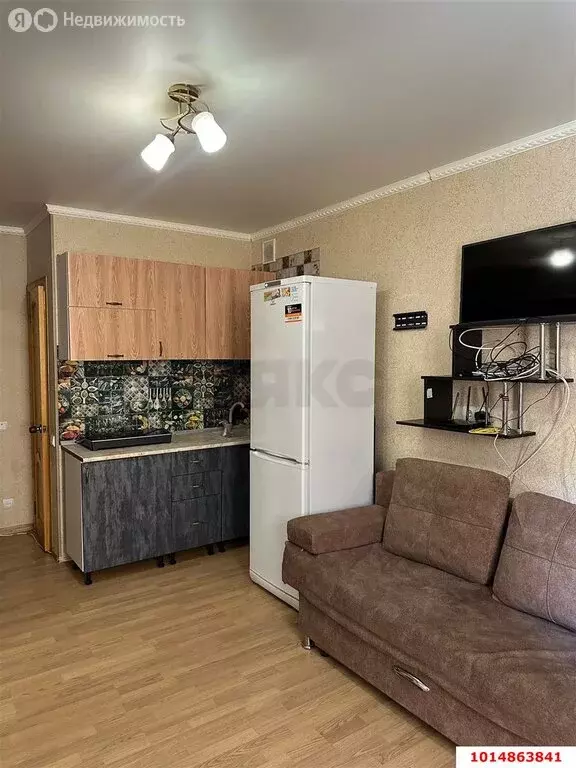 Квартира-студия: Краснодар, Музыкальный микрорайон, улица имени И.И. ... - Фото 1