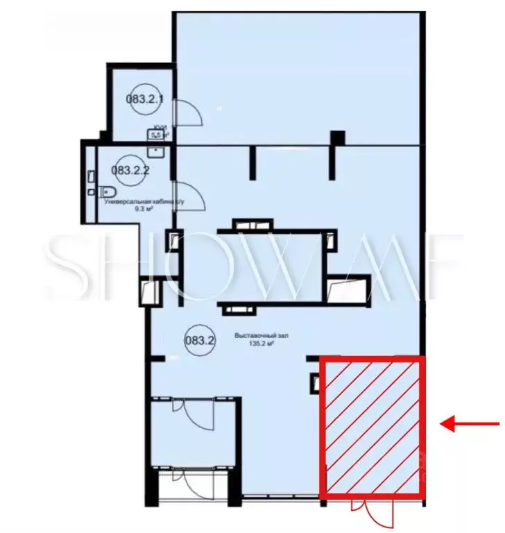 Торговая площадь в Московская область, Люберцы Шоссейная ул., 42 (40 ... - Фото 2