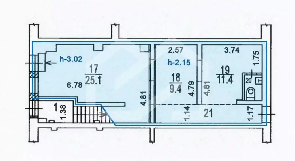 Торговая площадь в Москва 2-я Карачаровская ул., 1С1 (55 м) - Фото 2