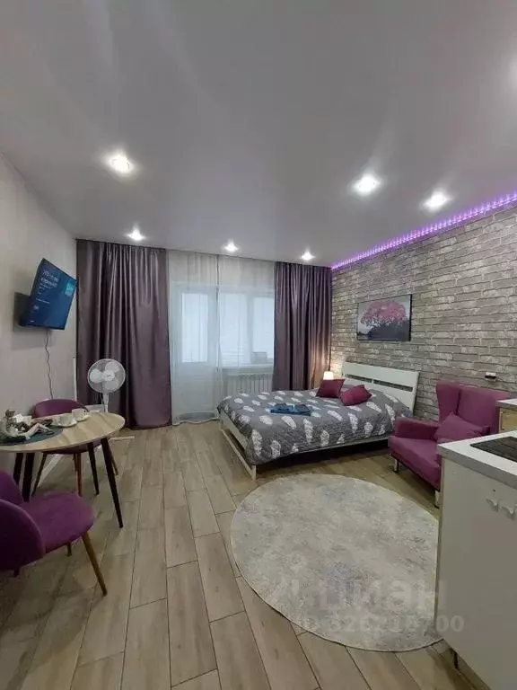 Студия Ленинградская область, Кингисепп ул. Воровского, 50к2 (30.0 м) - Фото 2