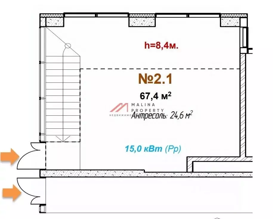 Торговая площадь в Москва Большой Волоколамский проезд, 23 (67 м) - Фото 1