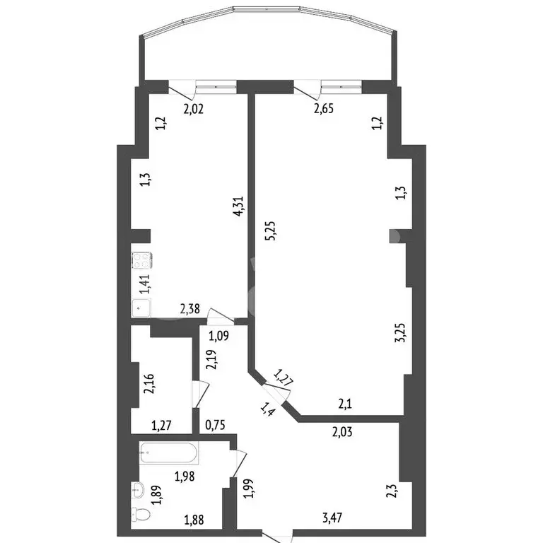 1-комнатная квартира: Севастополь, проспект Победы, 44Д (45 м) - Фото 0