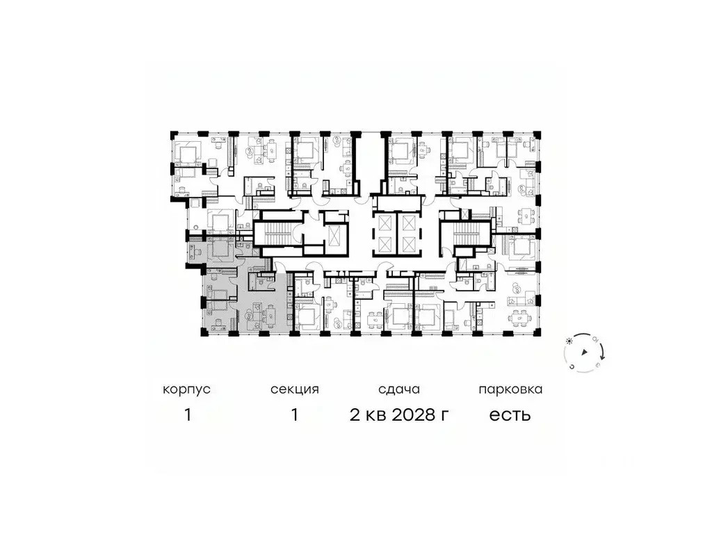 4-к кв. Москва Левел Звенигородская жилой комплекс (79.2 м) - Фото 1