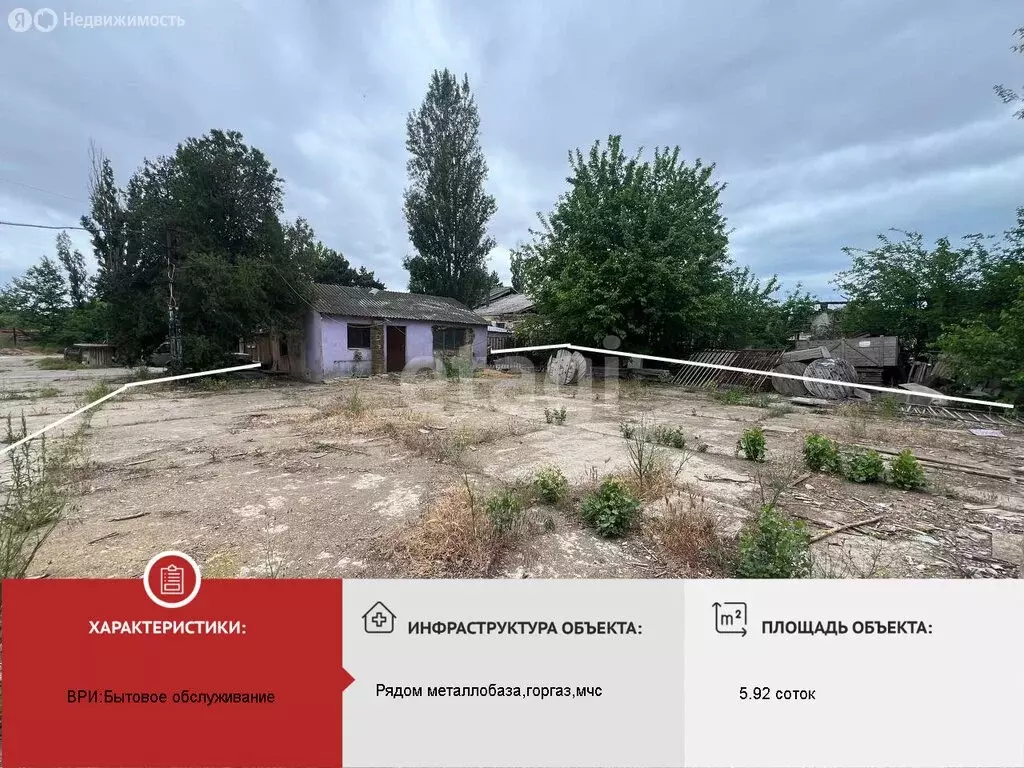 Участок в Саки, Евпаторийское шоссе (5.92 м) - Фото 0