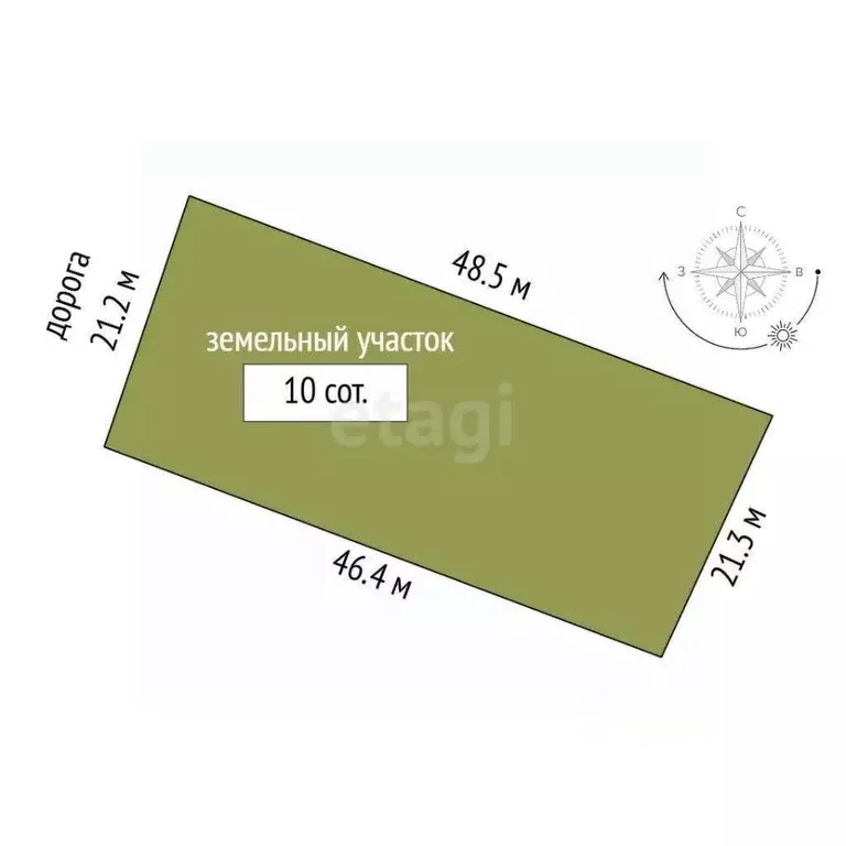 Участок в Крым, Феодосия пер. Корабельный (10.0 сот.) - Фото 2