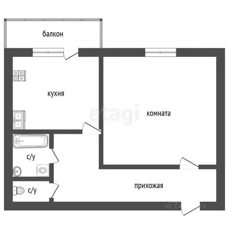 1-к кв. Владимирская область, Ковров ул. Строителей, 28 (40.6 м) - Фото 0