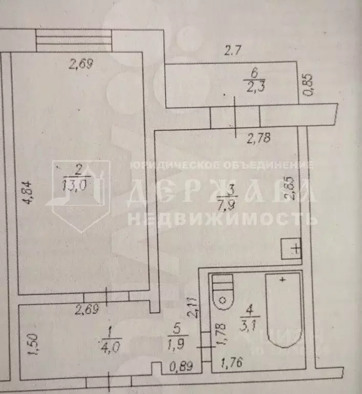 1-к кв. Кемеровская область, Топки Солнечный мкр,  (29.1 м) - Фото 2