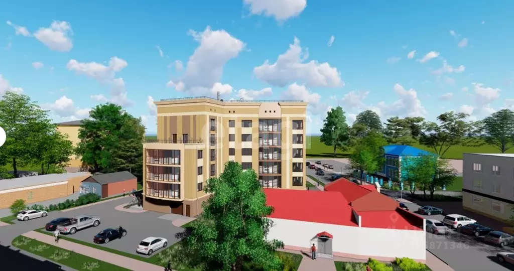 2-к кв. Калужская область, Калуга ул. Плеханова, 77А (64.4 м) - Фото 1