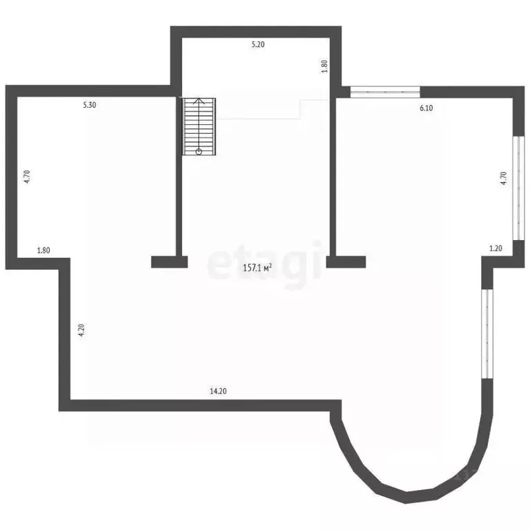 4-к кв. Севастополь с. Орловка, ш. Качинское, 35/41 (157.7 м) - Фото 2