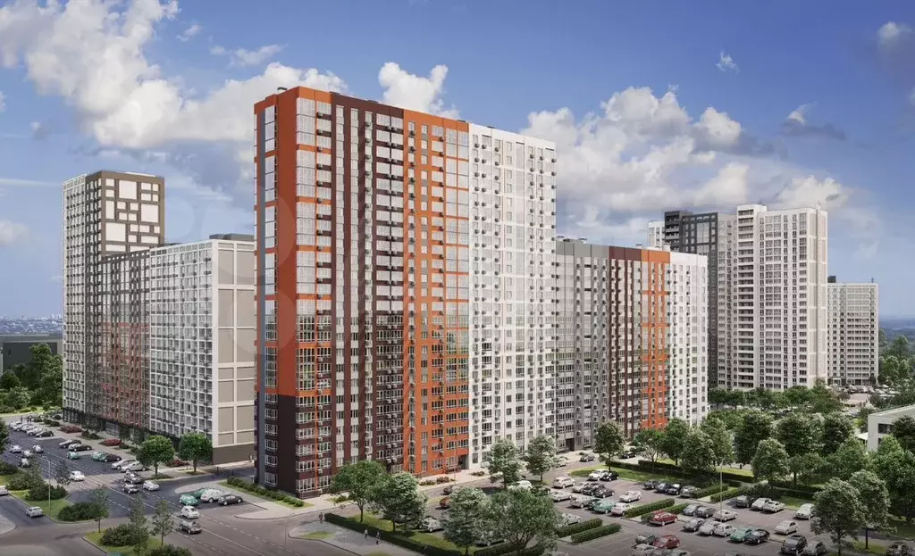 2-к. квартира, 56,6 м, 23/24 эт. - Фото 1