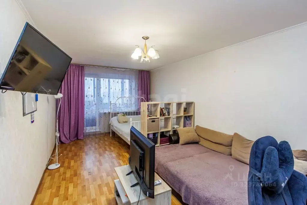 1-к кв. Тюменская область, Тюмень ул. Демьяна Бедного, 98к3 (44.7 м) - Фото 1