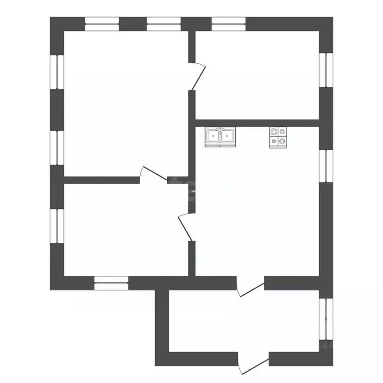 Дом в Тюменская область, Тюмень Интернациональная ул. (70 м) - Фото 2