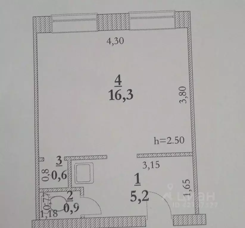 1-к кв. Саратовская область, Энгельс ул. Космонавтов, 16 (23.0 м) - Фото 1