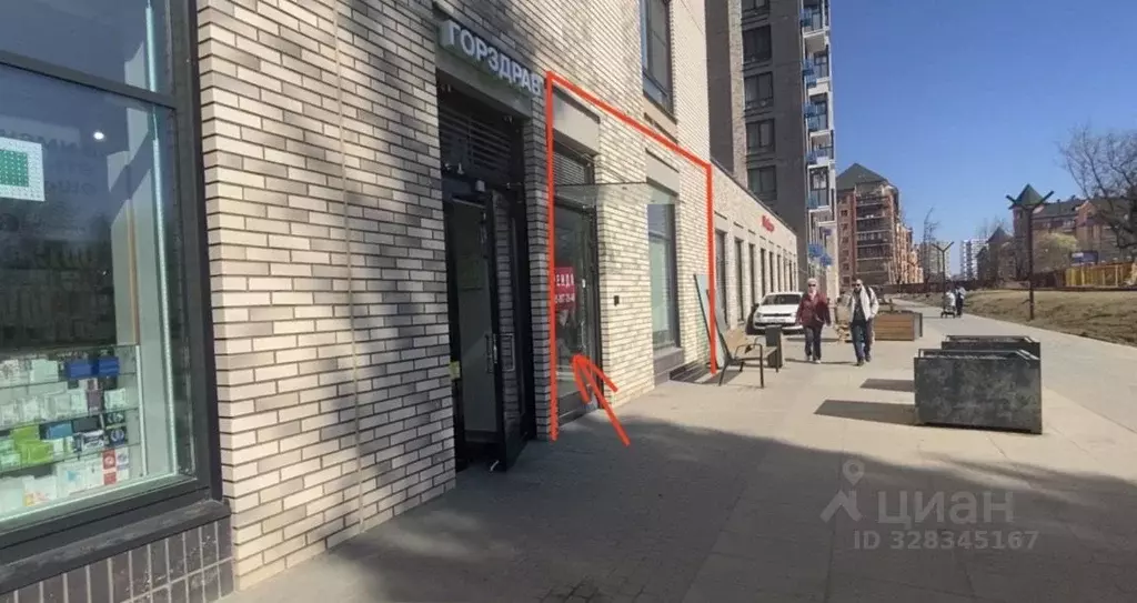 Торговая площадь в Московская область, Химки Клязьма-Старбеево мкр, ... - Фото 1