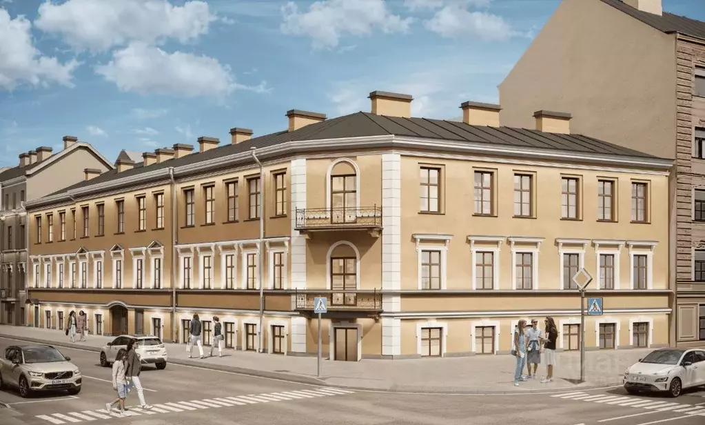 Студия Санкт-Петербург Большая Подьяческая ул., 1-3 (30.6 м) - Фото 1