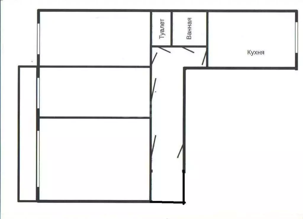 3-комнатная квартира: Ангарск, 76-й квартал, 8 (75 м) - Фото 0