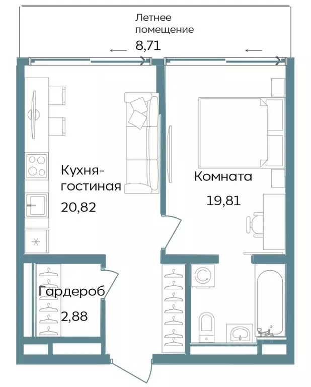 2-к кв. Крым, Саки ул. Морская (52.97 м) - Фото 1