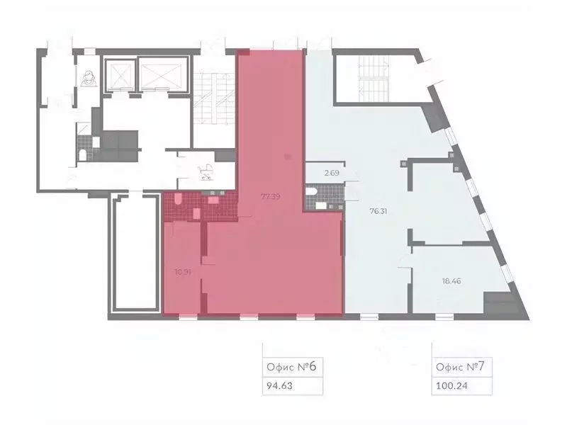 Помещение свободного назначения в Санкт-Петербург просп. Крузенштерна, ... - Фото 2