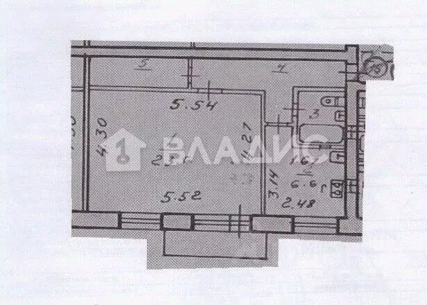 1-к кв. Ярославская область, Рыбинск Спортивная ул., 5 (43.2 м) - Фото 2