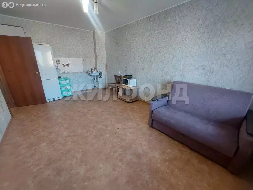 Квартира-студия: Новосибирск, улица Мясниковой, 10 (27.5 м) - Фото 1