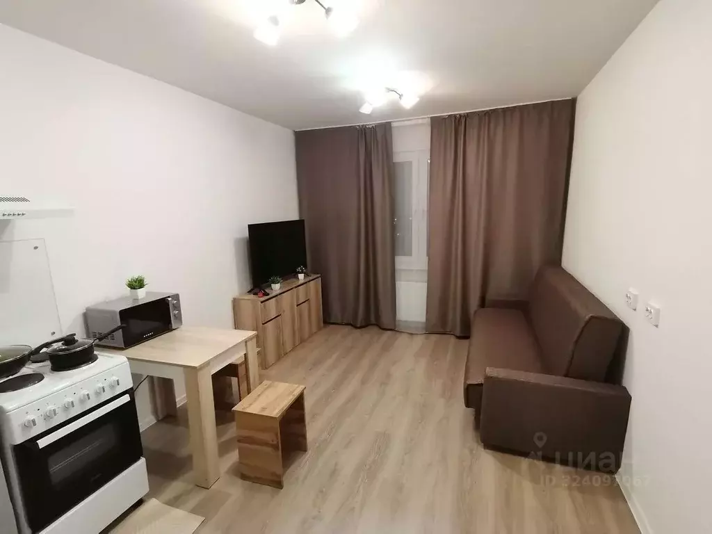 Студия Санкт-Петербург ул. Пахомовская, 12к2 (21.0 м) - Фото 2