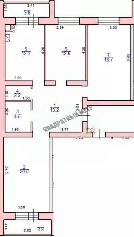 3-к кв. Калмыкия, Элиста ул. Сухэ-Батора, 28 (83.6 м) - Фото 1