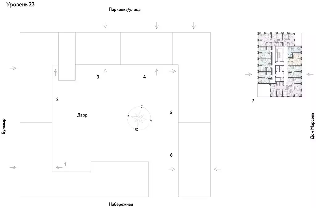 3-комнатная квартира: Тюмень, Береговая улица, 78 (54.3 м) - Фото 1