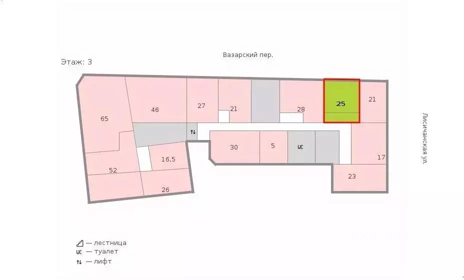 Офис в Санкт-Петербург Лисичанская ул., 6 (25 м) - Фото 1