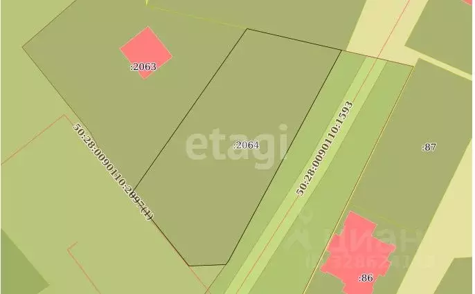 Участок в Московская область, Домодедово городской округ, с. Красный ... - Фото 2