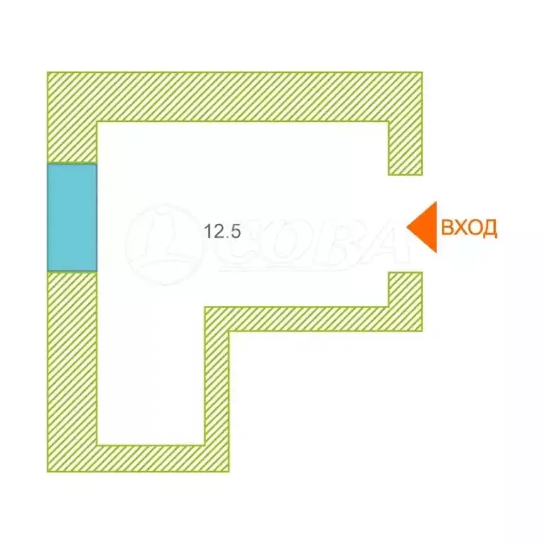 Квартира-студия: Тюмень, улица 9 Января, 162/1 (12.4 м) - Фото 2