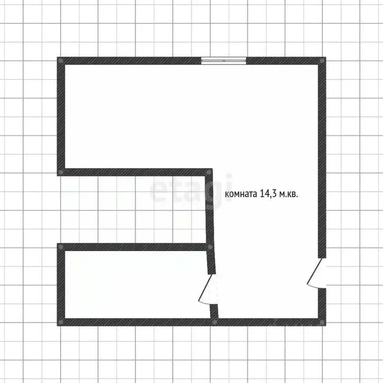 Студия Краснодарский край, Геленджик ул. Грибоедова, 32 (14.3 м) - Фото 1