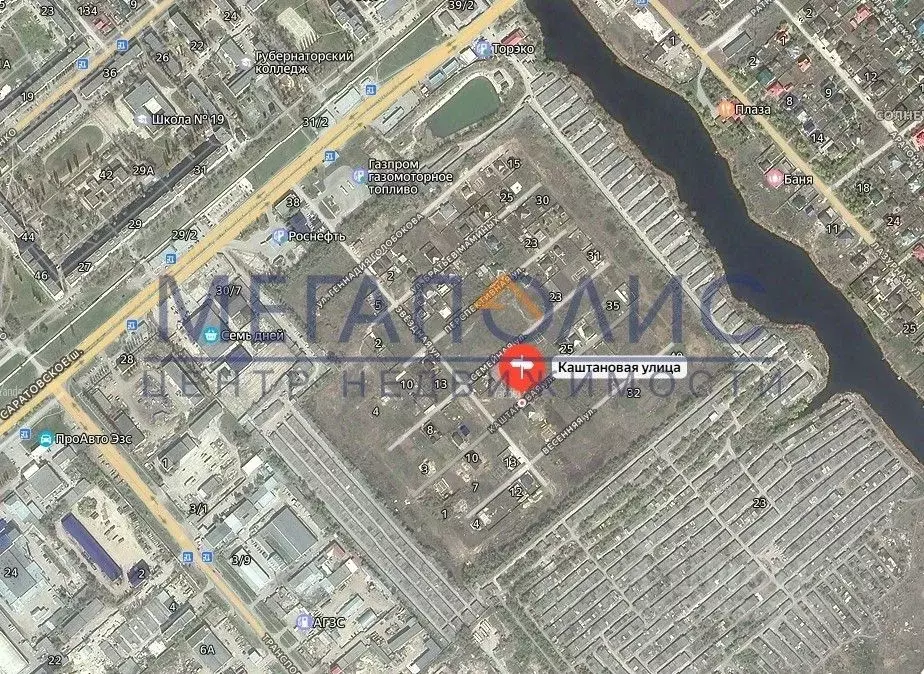 Участок в Саратовская область, Балаково ул. Каштановая (6.0 сот.) - Фото 1