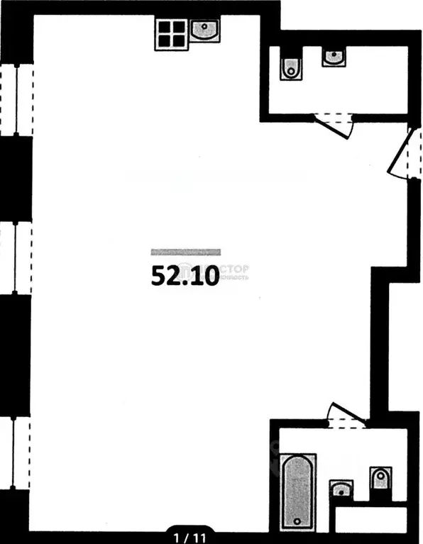 2-к кв. Москва Волоколамское ш., 71/22к1 (52.1 м) - Фото 2
