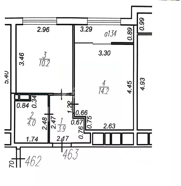 1-к кв. Рязанская область, Рязань Быстрецкая ул., 18к4 (34.9 м) - Фото 2