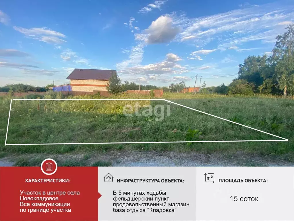 Участок в Белгородская область, Старооскольский городской округ, с. ... - Фото 1