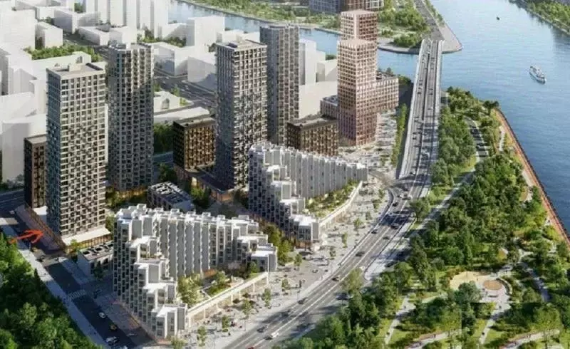 Помещение свободного назначения в Москва наб. Марка Шагала, 11к3 (107 ... - Фото 1