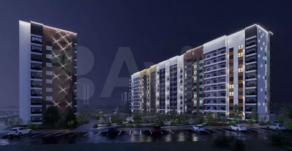 3-к. квартира, 69,8 м, 6/10 эт. - Фото 0