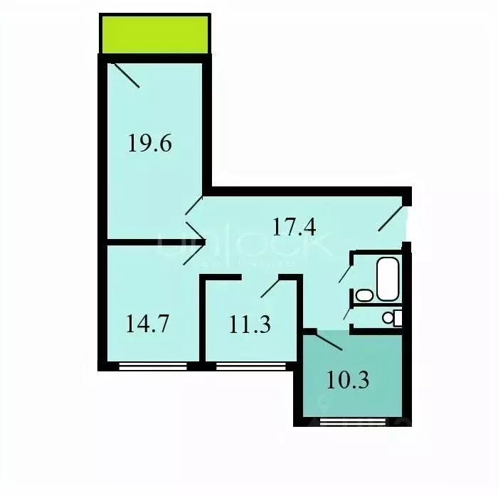 3-к кв. Москва ул. Бутлерова, 4 (78.5 м) - Фото 2